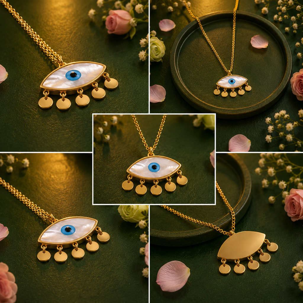 Evil Eye Shimmers Necklace